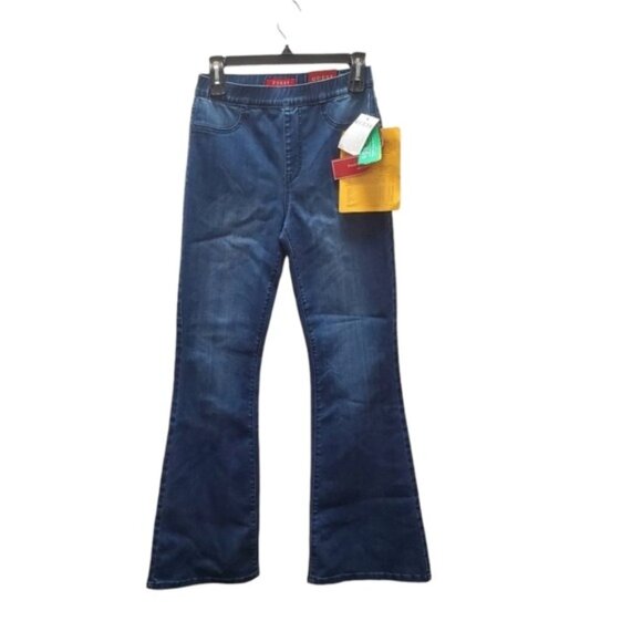 NWT Guess Pull On Flare Jeans "irina" Size S x 32 Boho Western Country 9… - Picture 1 of 8